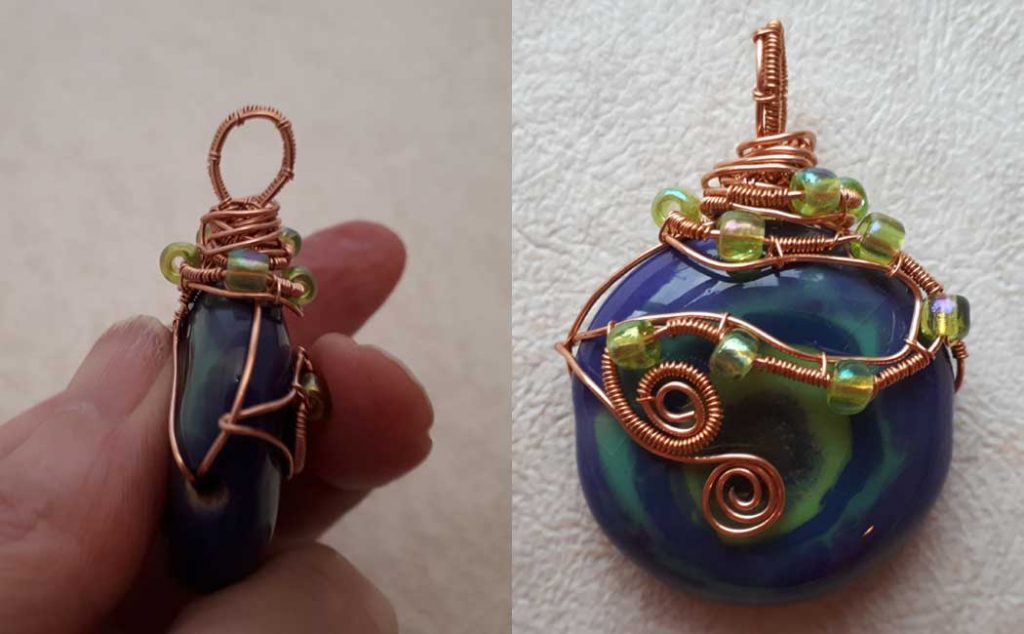 How to Wire Wrap a Stone - Spiral Cage Method