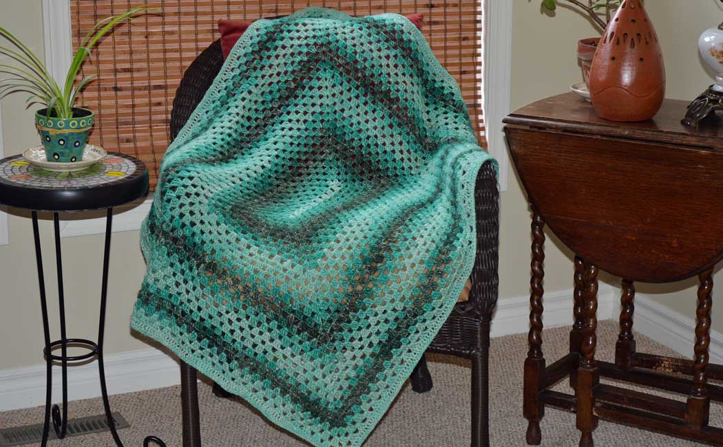 Rectangle Granny Square Blanket Create ♥ Nurture ♥ Heal ♥