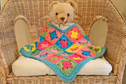 granny square poncho for toddlers
