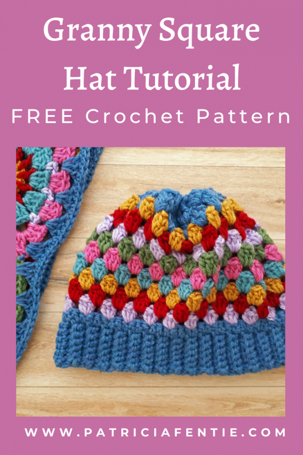 Crochet a Granny Square Hat - Create ♥ Nurture ♥ Heal ♥