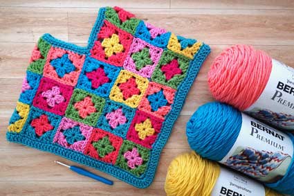 Granny Square Poncho for Toddlers