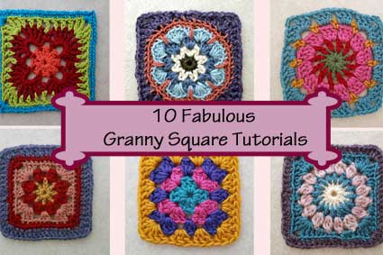 10 fabulous granny square pattern tutorials