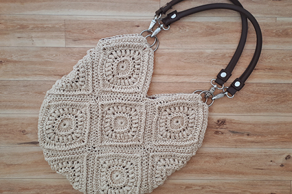 crochet purse or hand bag