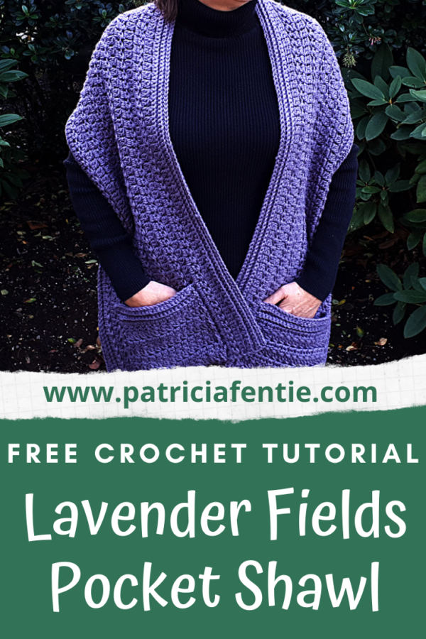 How to Crochet a Pocket Shawl Easy Pattern Create ♥ Nurture ♥ Heal ♥