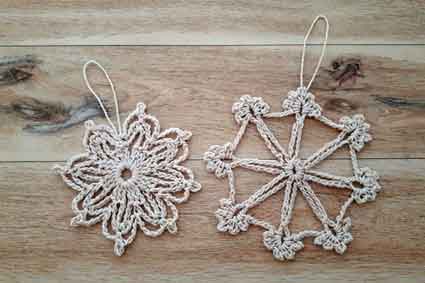 Christmas Crochet Gift Ideas snowflakes