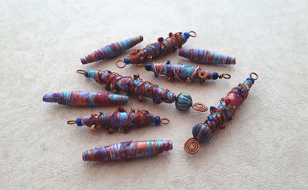 How To Embellish Tyvek Beads Create Nurture Heal