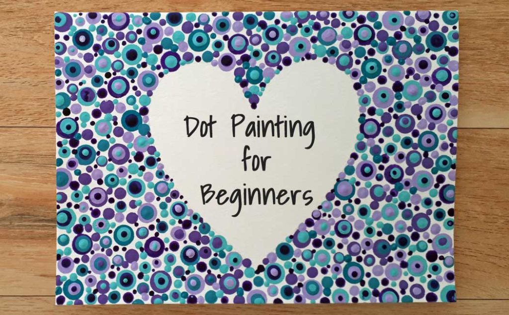 dot painting for beginners series
