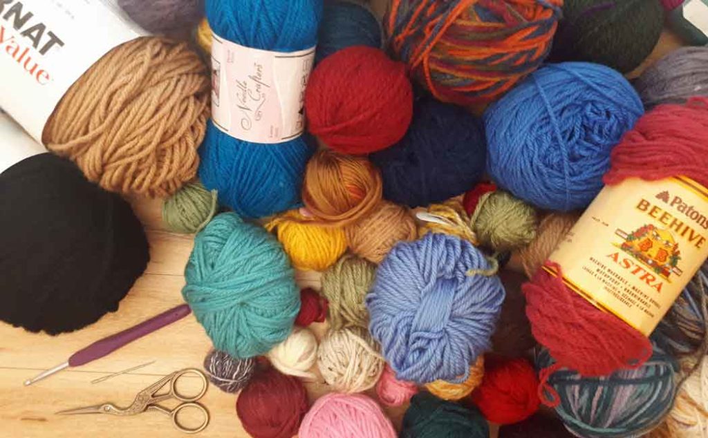 how to crochet a pocket shawl supply list
