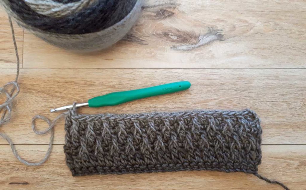 how to crochet a scarf for men 