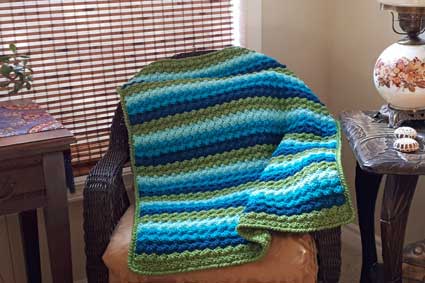 easy crocheted baby blanket for beginners