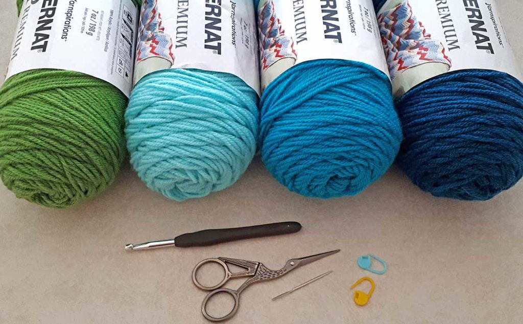 crocheted baby blanket for beginners supply list