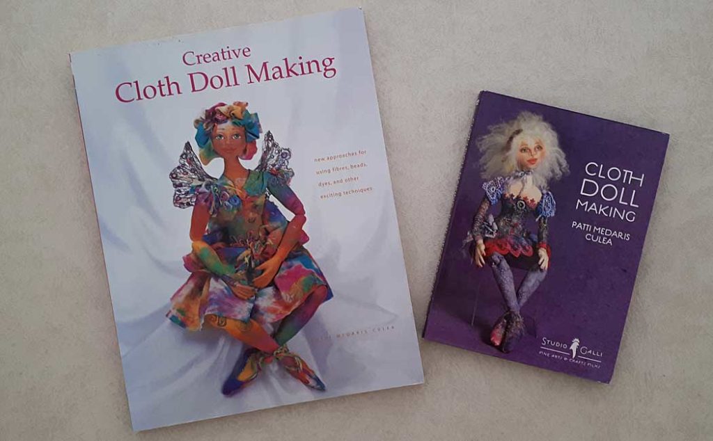 Creative cloth doll  making book and video by Patti Culea