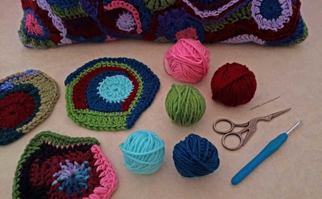 an introduction to free-form crochet supplies