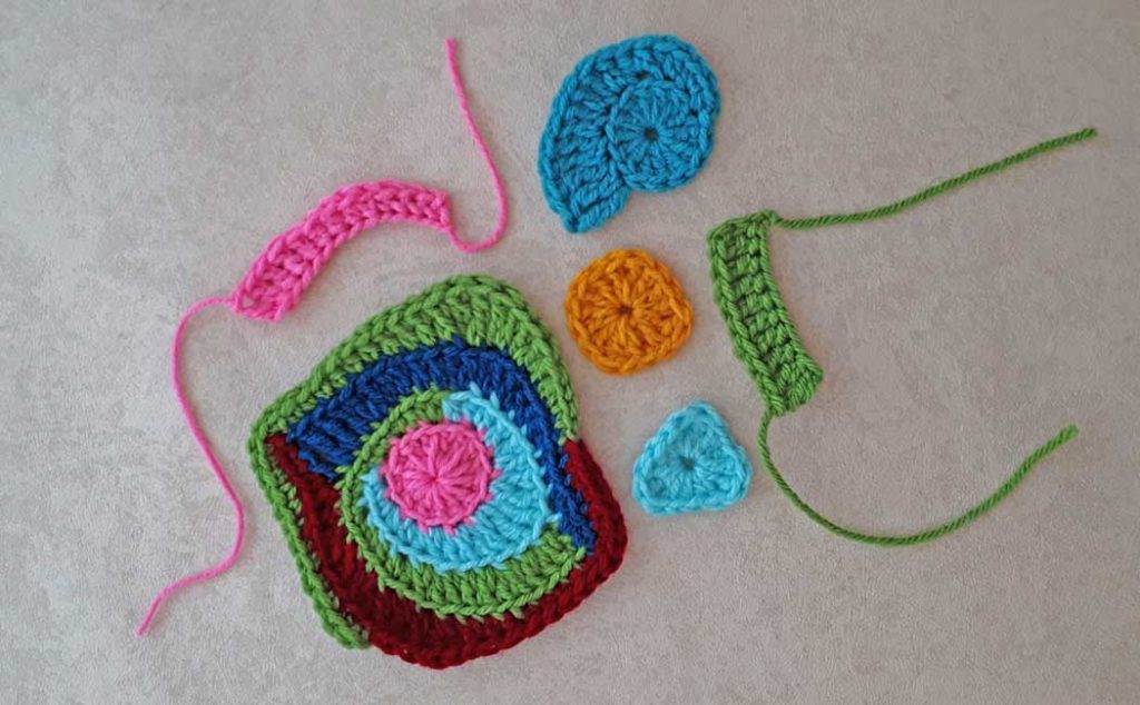 free-form crochet ~ beginning shapes