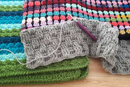 how to design a crocheted blanket
