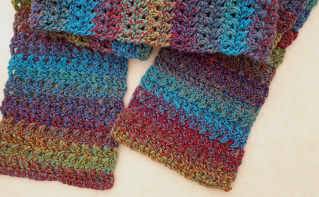 easy crocheted scarf
