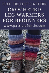 How to Crochet Leg Warmers for Beginners - Create ♥ Nurture ♥ Heal ♥