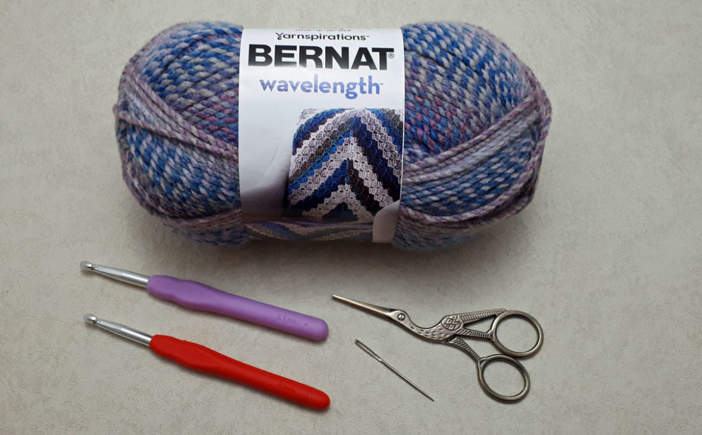 Super easy crocheted beanie chunky yarn supplies