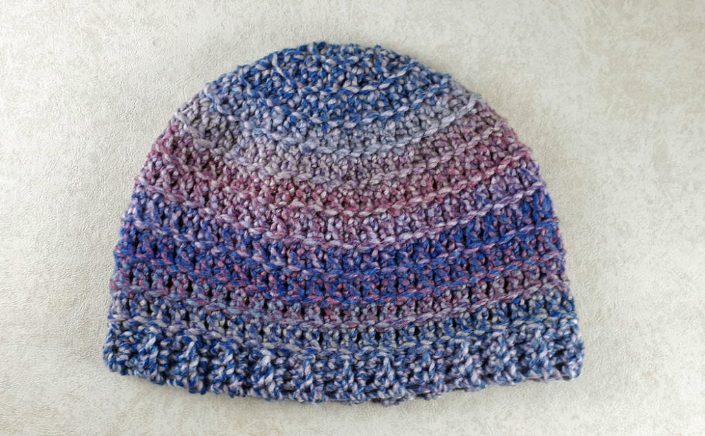 Super easy crocheted beanie number 5 chunky yarn