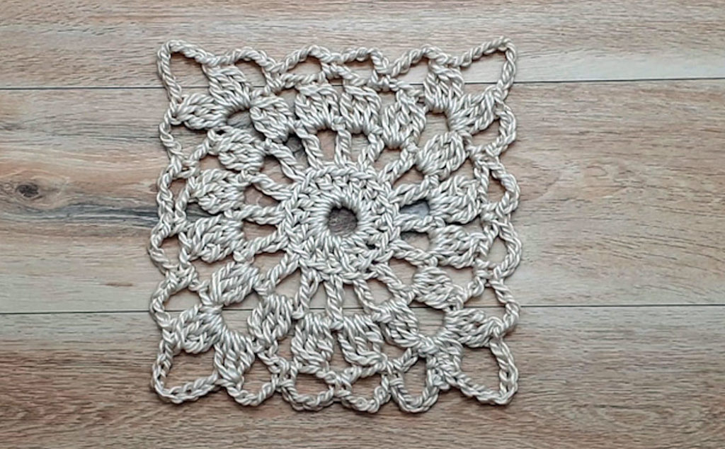Crocheted Old Time Lace Square - Create ♥ Nurture ♥ Heal ♥