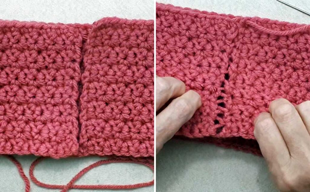 How to block crochet - Gathered