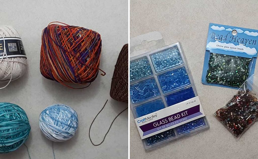 easy crocheted bracelet supplies