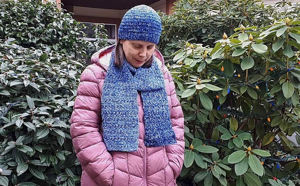 easy crocheted unisex scarf