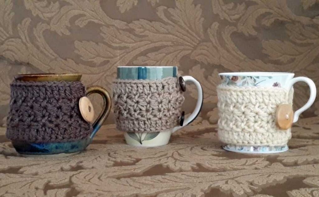 Easy Crocheted Cup Cozy